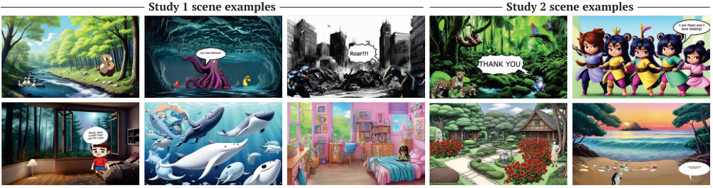 Additional story styles and visual directions produced with ID.8.