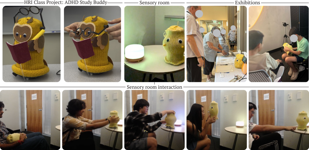 Lantern expressive behavior demonstrations and material studies.