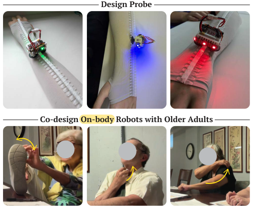 Calico design probe and co-design sessions with older adults.